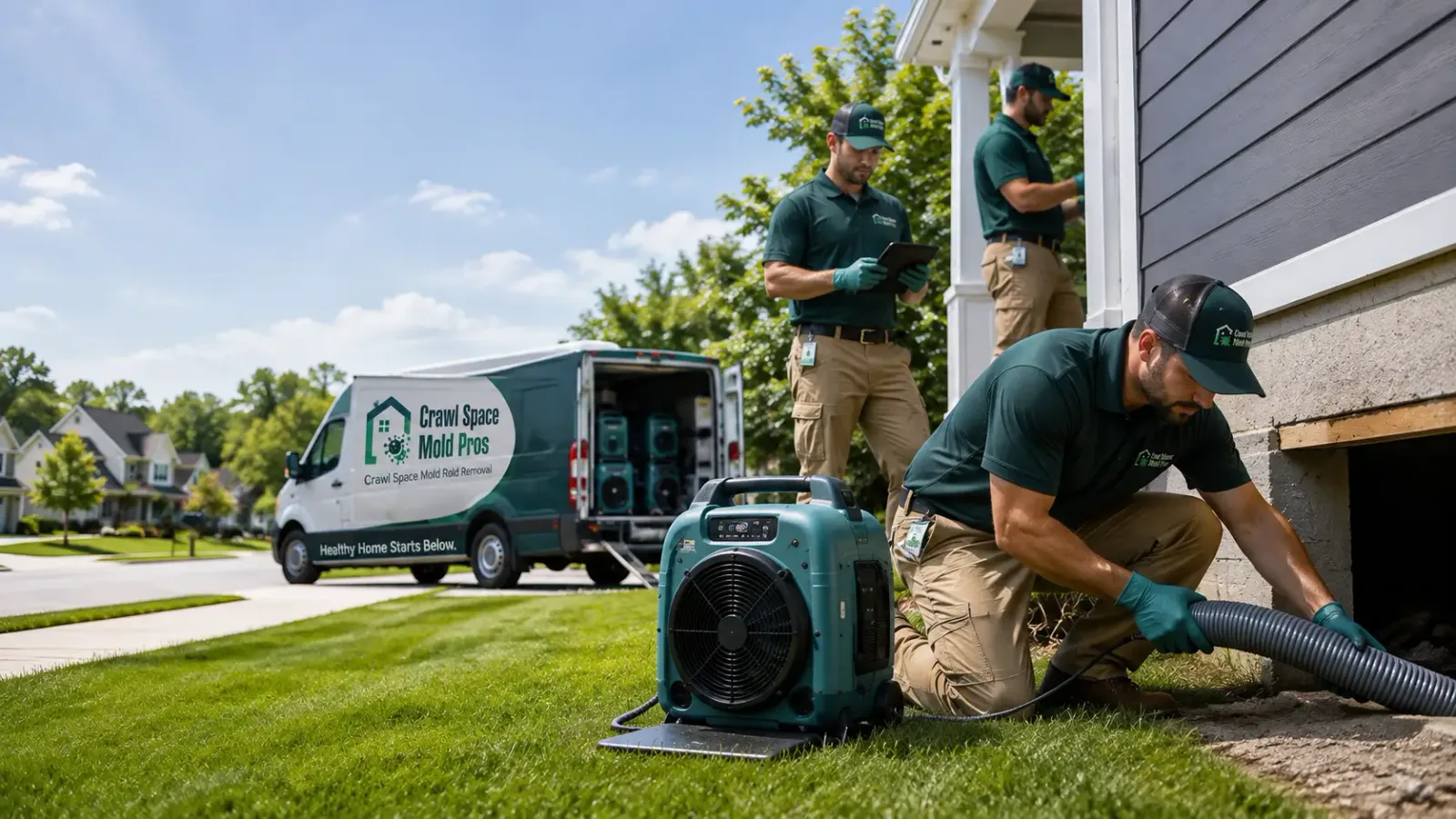 Crawl Space Mold Removal in New Meadows, ID